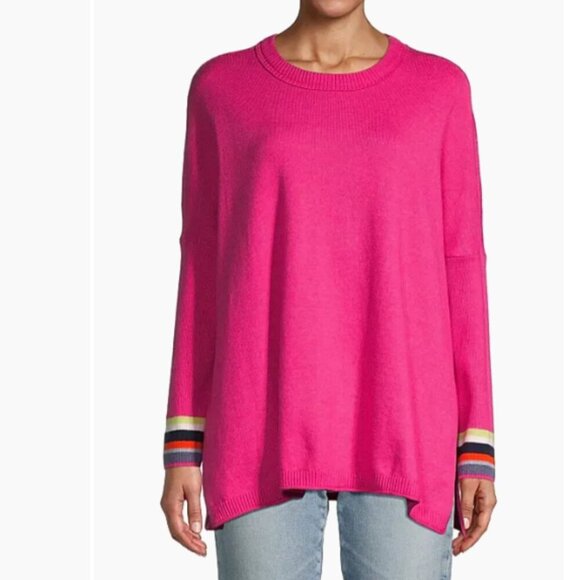 Nic + Zoe Cool Down Cotton-Blend Sweater M/L - Picture 1 of 6